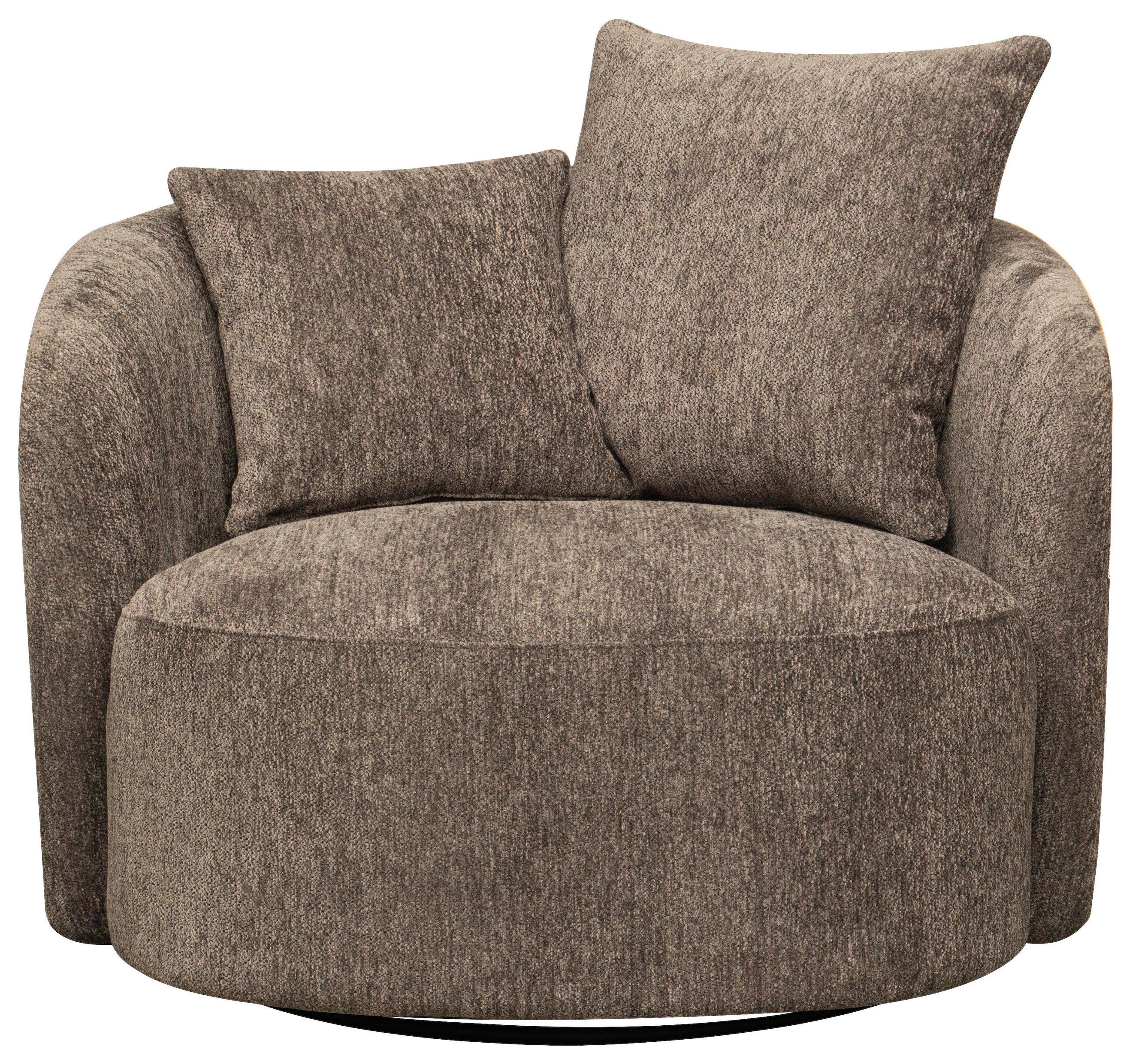 SESSEL in Webstoff Dunkelgrau  - Dunkelgrau/Schwarz, Design, Holz/Textil (101/82/97cm) - Carryhome