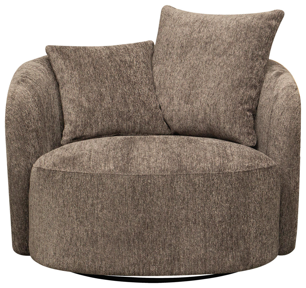 SESSEL in Webstoff Dunkelgrau  - Dunkelgrau/Schwarz, Design, Holz/Textil (101/82/97cm) - Carryhome