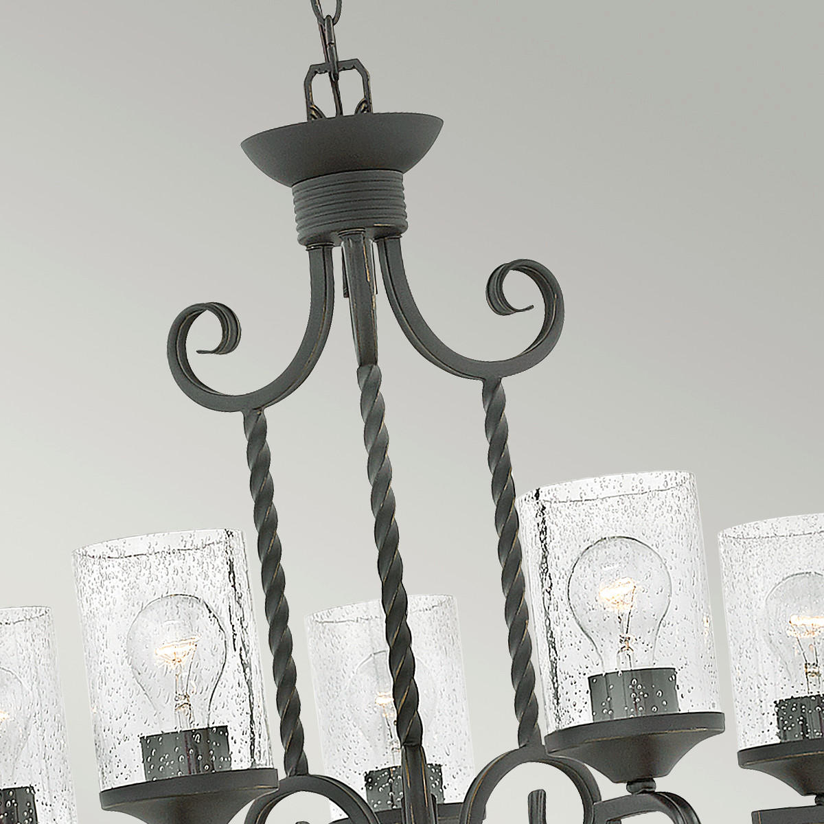 LESTENEC  Elstead Casa      63.5/82.8 cm      E27 - črna, Basics, kovina/steklo (63.5/82.8cm) - Elstead Lighting