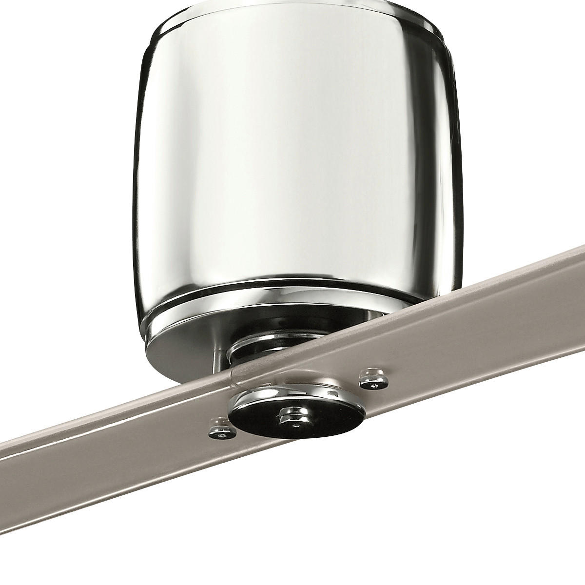 Ventilator mit Beleuchtung KLF-Ferron 152/41 cm   - Champagner/Nickelfarben, Basics, Kunststoff/Metall (152/41cm) - Elstead Lighting