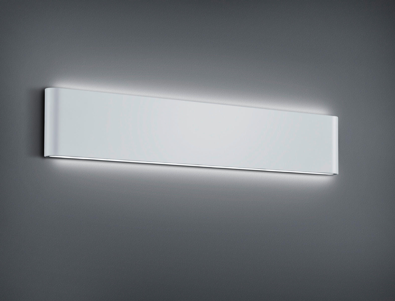 AUSSENWANDLEUCHTE - Weiss, Design, Metall (46,5/9/4cm) - Trio Leuchten
