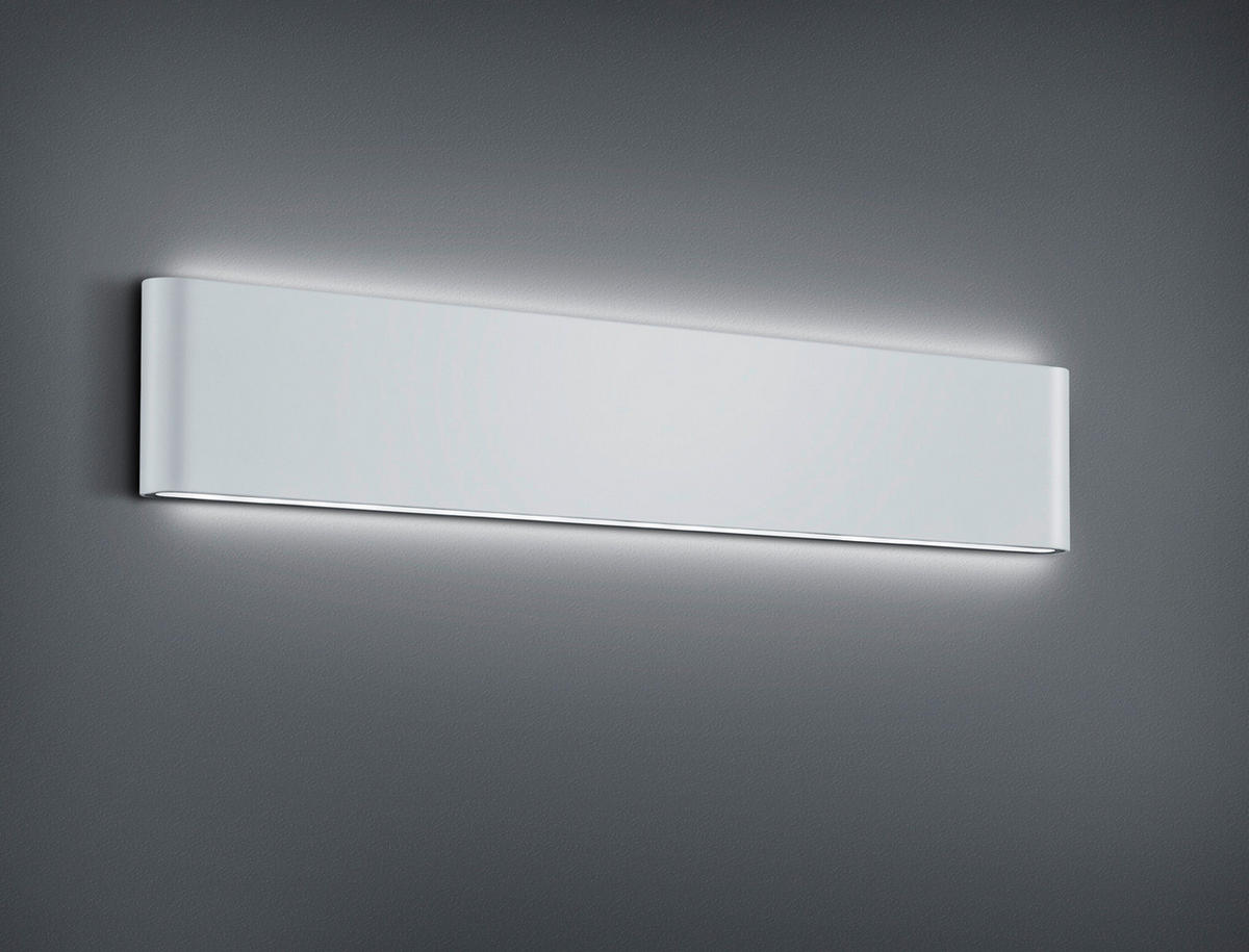 AUSSENWANDLEUCHTE - Weiss, Design, Metall (46,5/9/4cm) - Trio Leuchten