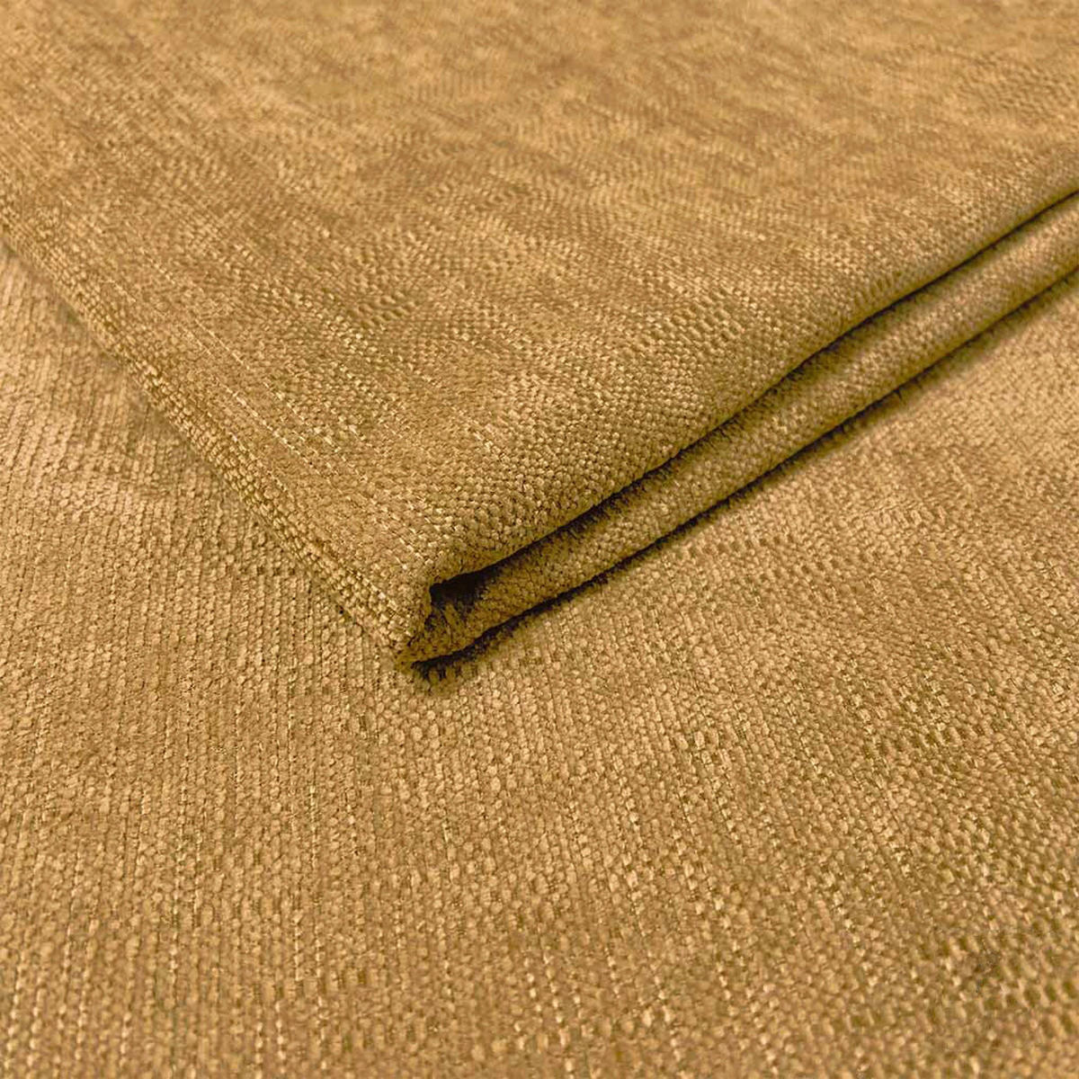 BIGSOFA Chenille Senfgelb  - Senfgelb/Schwarz, MODERN, Kunststoff/Textil (255/76/117cm) - Milino
