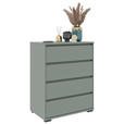 KOMMODE  in 80,1/102,8/48 cm  - Anthrazit/Grün, Design, Holzwerkstoff/Kunststoff (80,1/102,8/48cm) - Carryhome