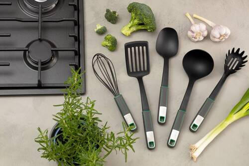 SERVIERLÖFFEL - Grau/Grün, Design, Kunststoff (31cm) - Chefkoch+Fackelmann