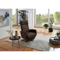 RELAXSESSEL 71/110/82 cm  in Textil Mokka  - Schwarz/Mokka, KONVENTIONELL, Textil/Metall (71/110/82cm) - Sit & More