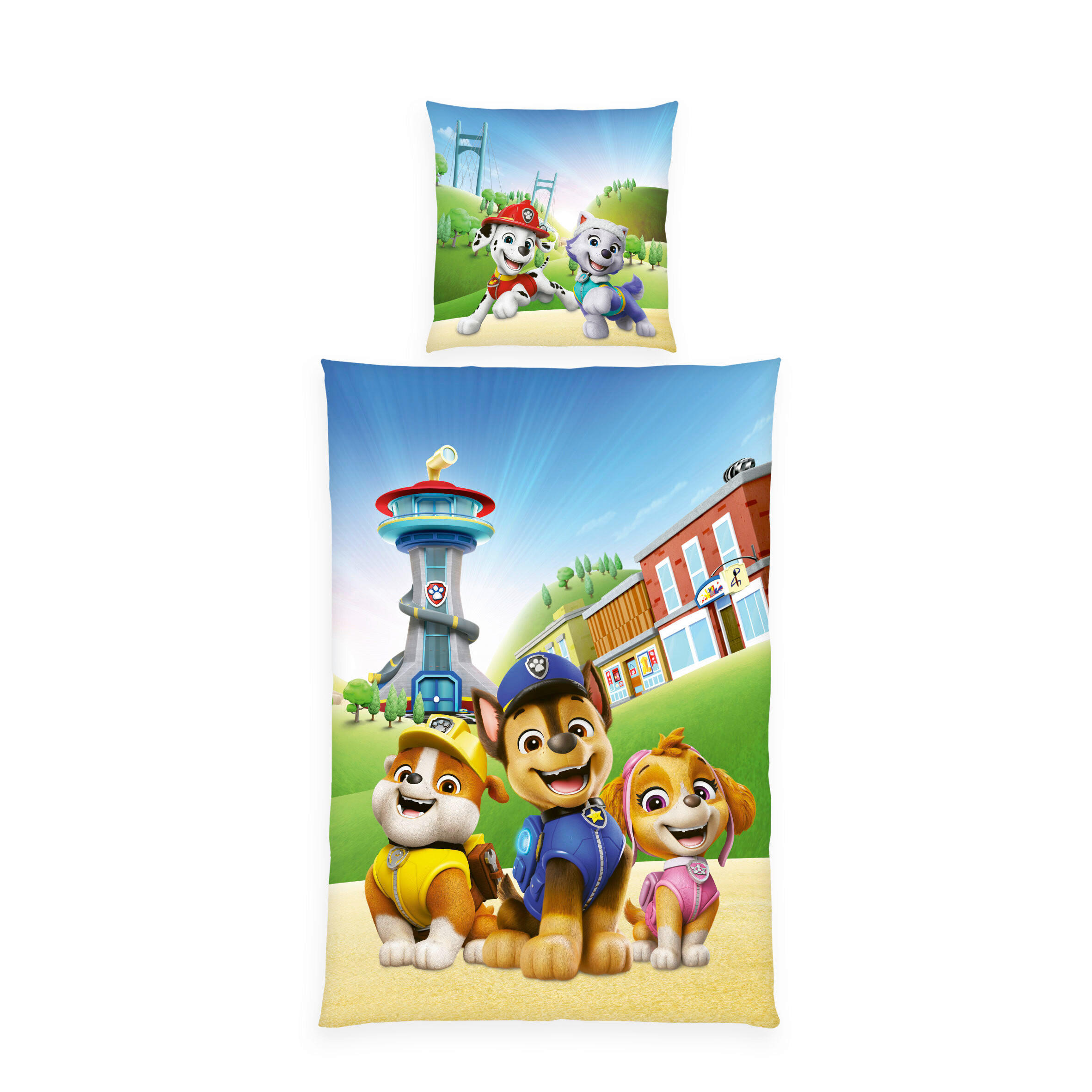 JUGENDBETTWÄSCHE Paw Patrol Renforcé 135/200 cm  - Multicolor/Hellblau, Design, Textil (135/200cm) - Herding