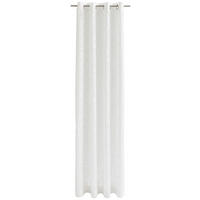 ZAVESA Z OBROČKI  prosojno  140/250 cm   - bela, Basics, tekstil (140/250cm) - Joop!