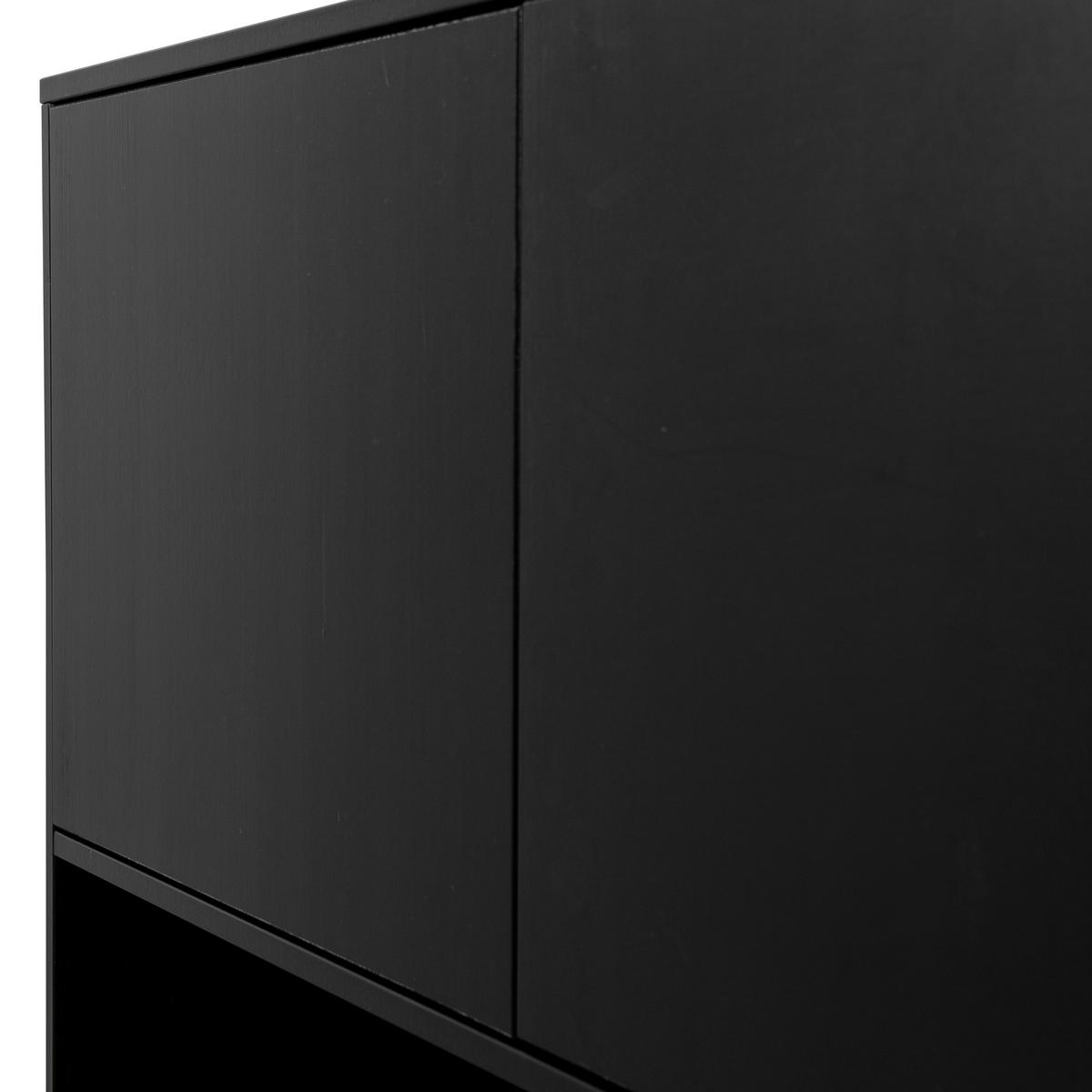 BUFFET 110/170/40 cm  in Schwarz  - Schwarz, Design, Holz (110/170/40cm) - Livetastic