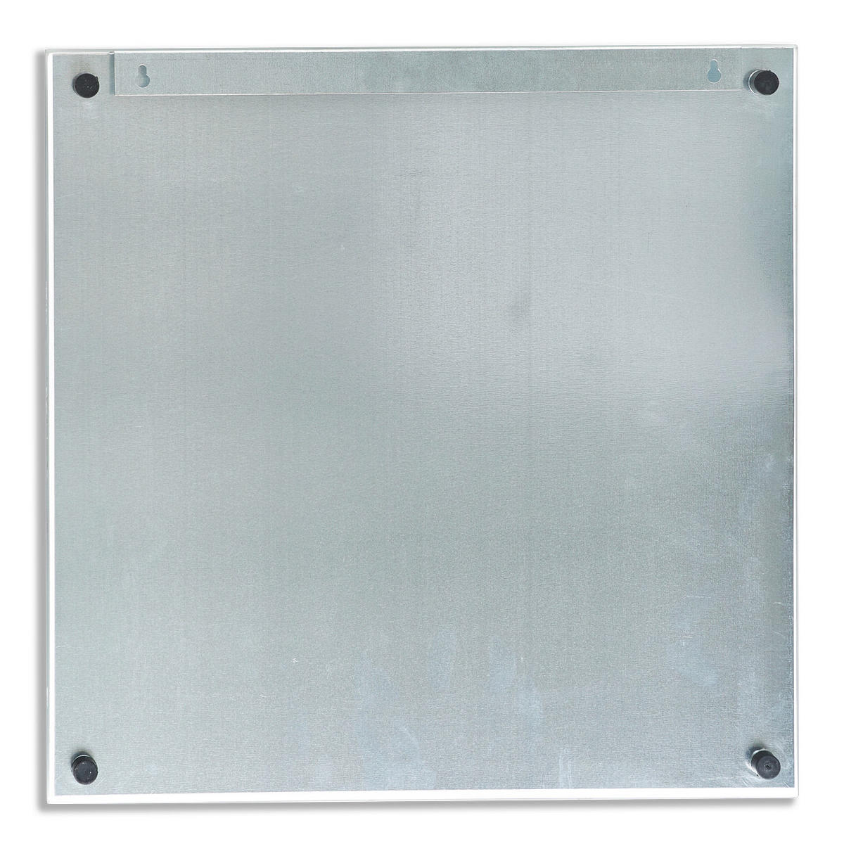 MEMOBOARD - Silberfarben/Schwarz, Basics, Glas/Metall (40/40/1.6cm) - Zeller Present