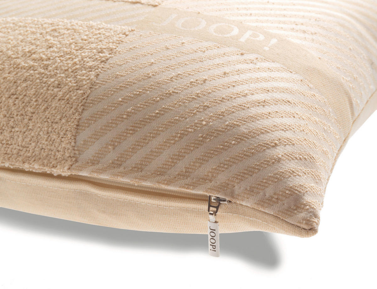 KISSENHÜLLE J!Modern 40/40 cm  - Beige/Creme, Basics, Textil (40/40cm) - Joop!