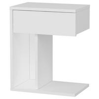 NACHTTISCH 44,4/55/29,4 cm  in Weiss  - Weiss, Design, Holzwerkstoff (44,4/55/29,4cm) - MID.YOU