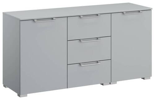 SIDEBOARD 120/61/42 cm  in Hellgrau  - Silberfarben/Hellgrau, Design, Holzwerkstoff/Kunststoff (120/61/42cm) - Novel