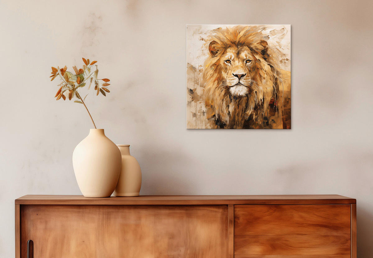 KEILRAHMENBILD Tiere 30/30 cm  - Multicolor, Basics, Holz/Papier (30/30cm)