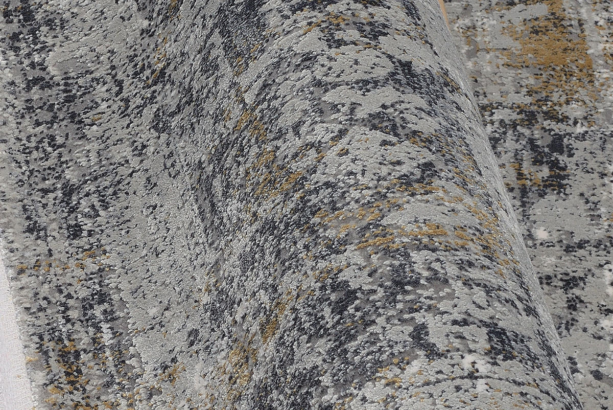 LÄUFER 80/250 cm Sinfonia  - Goldfarben/Grau, Design, Textil (80/250cm) - Musterring