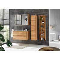 OMARICA ZA POD UMIVALNIK 100/54/46 cm  - barve hrasta, Konvencionalno, leseni material/les (100/54/46cm) - Linea Natura