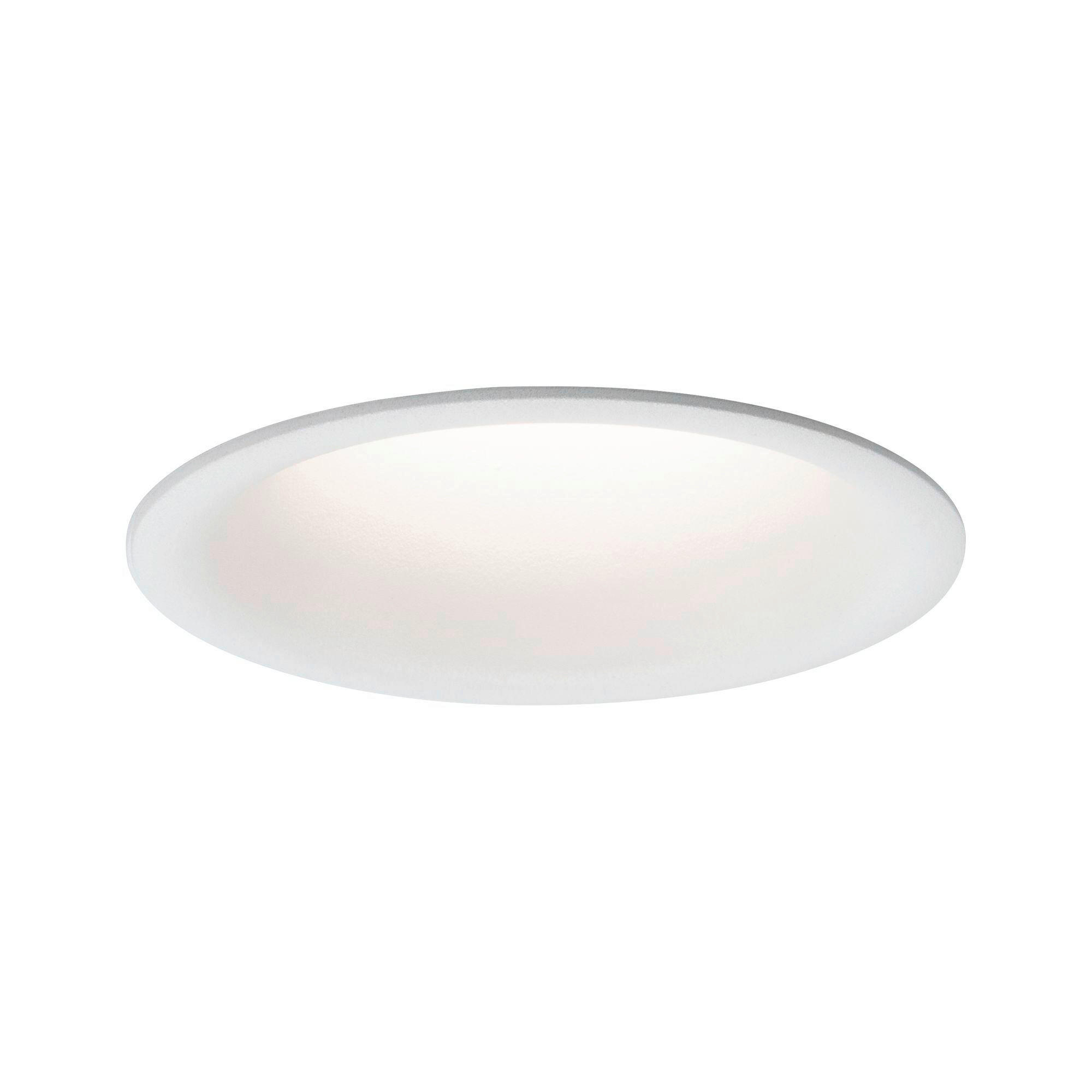 DECKENLEUCHTE  7,7/5 cm    - Weiß, Design, Kunststoff (7,7/5cm) - Paulmann