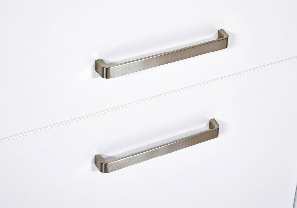 GERÄTEUMBAUSCHRANK 70/167/60 cm  in Weiß, Eiche Artisan  - Silberfarben/Weiß, MODERN, Holzwerkstoff/Metall (70/167/60cm) - home24