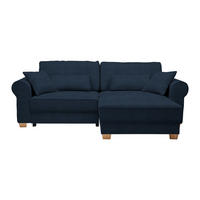 HÖRNSOFFA i mörkblå  - mörkblå, Modern, trämaterial/trä (255/185cm) - MID.YOU
