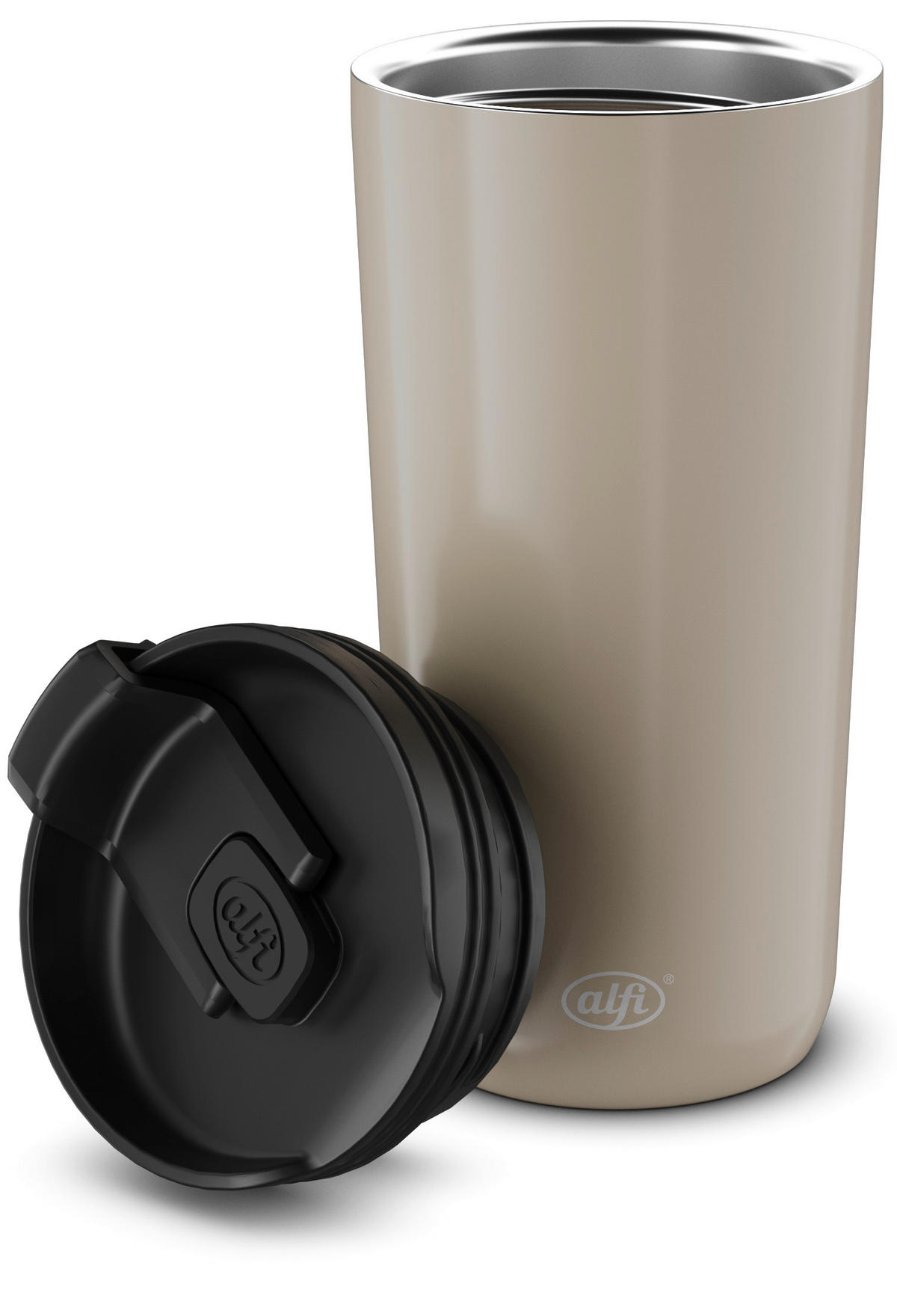 THERMOBECHER ISO COFFEE MUG 0,4 L  - Beige, Design, Metall (0,4l) - Alfi