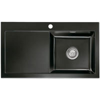 SPÜLE Mera 90 / 50740168  - Schwarz, Basics, Keramik (90/20/51cm) - Systemceram