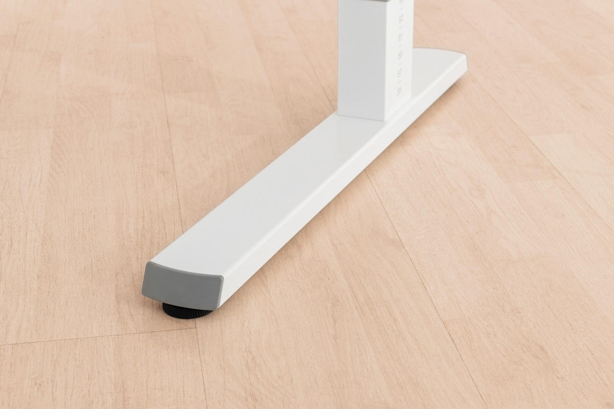 IFJÚSÁGI ÍRÓASZTAL  - rózsaszín/fehér, Basics, faalapú anyag/fém (130/75/53-79cm) - Paidi
