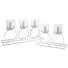 TEELICHTHALTER - Transparent/Weiß, Design, Glas/Metall (60/15/29cm) - Ambia Home TEELICHTHALTER - Transparent/Weiß, Design, Glas/Metall (60/15/29cm) - Ambia Home