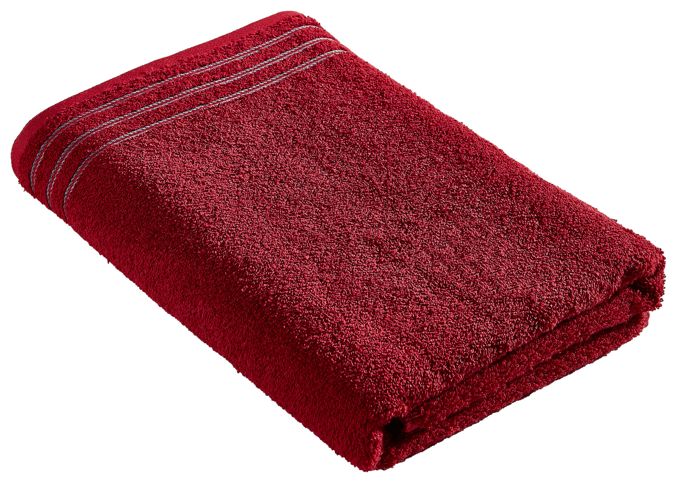 DUSCHTUCH Grossetto 67/140 cm  - Rot, Basics, Textil (67/140cm) - Vossen