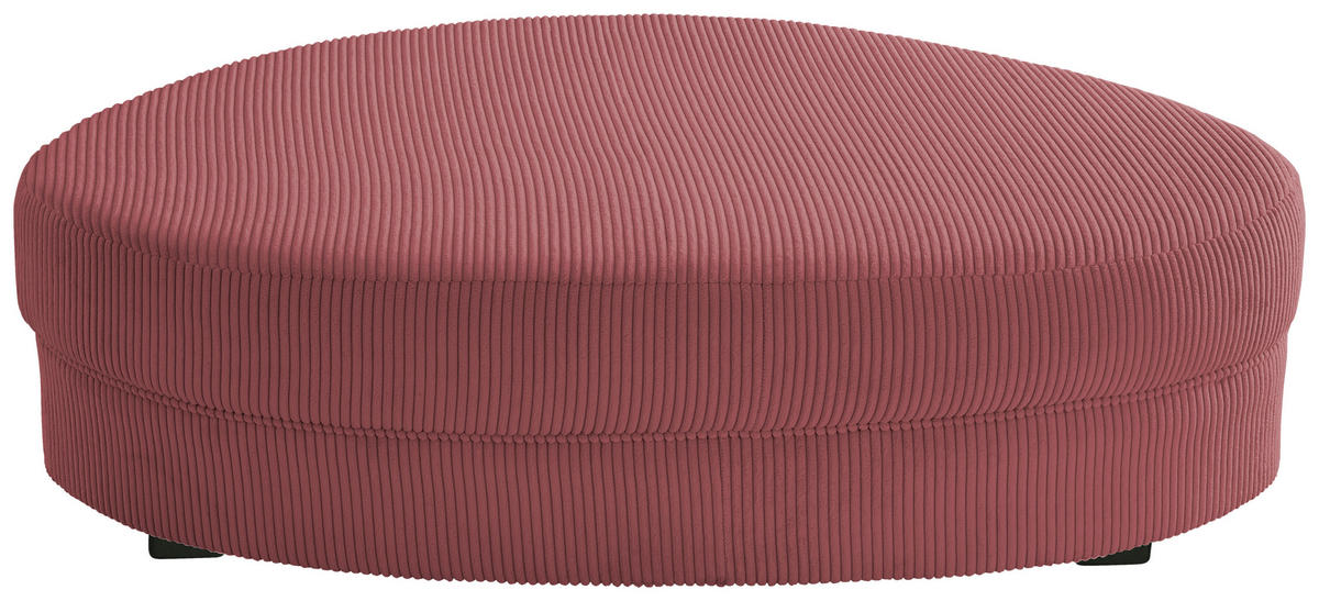 CANAPEA MODULARĂ textil corai  - corai/negru, Design, plastic/textil (160/300cm) - Livetastic
