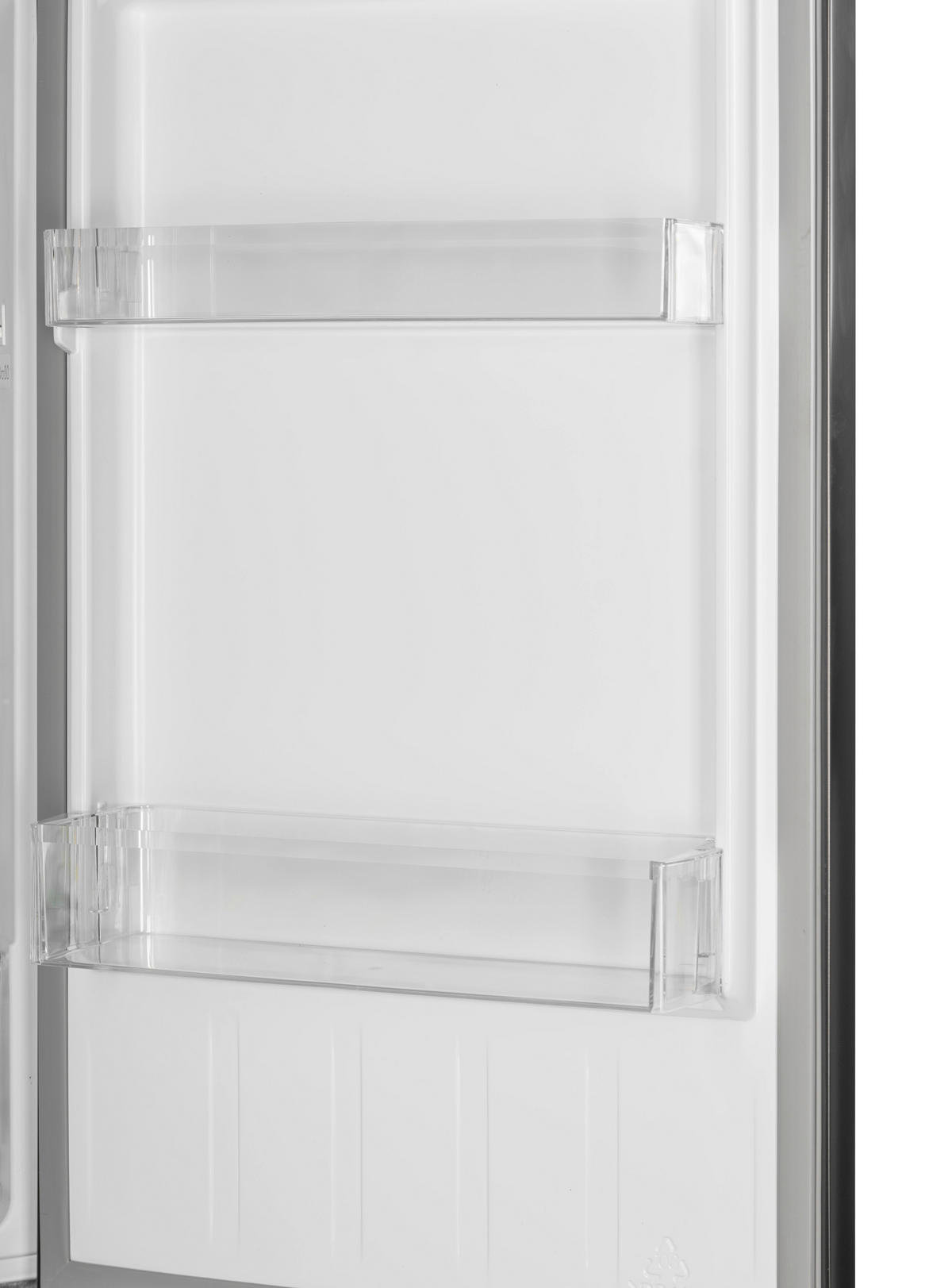 KYL-/FRYSKOMBINATION KG176S-52  - svart, Basics, metall/glas (54/176/55cm) - Respekta