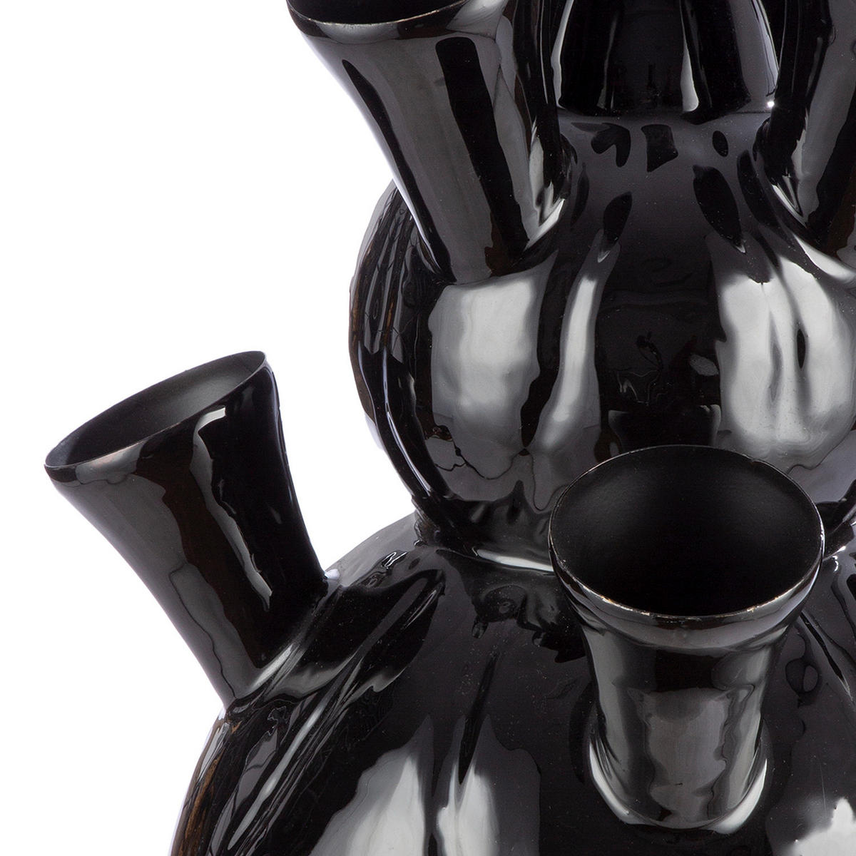 BODENVASE  - Schwarz, Basics, Metall (35/63cm)
