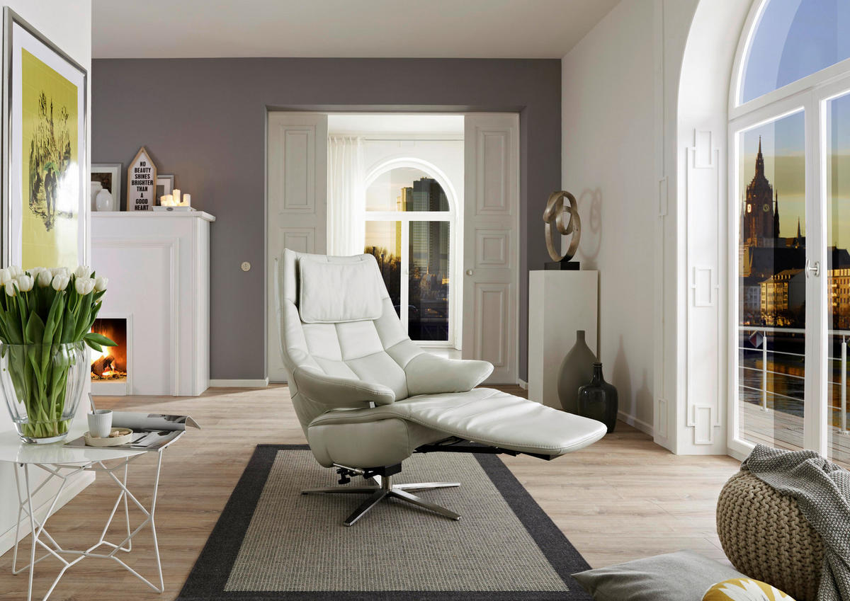 FOTELJ,  usnje - Design, usnje (47/52/107cm) - Valdera