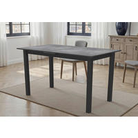 GARTENTISCH 130-160/75/76 cm Metall, Kunststoff rechteckig  - Schieferfarben/Anthrazit, MODERN, Kunststoff/Metall (130-160/75/76cm) - Ambia Garden