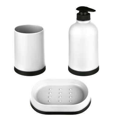SET KOPALNIŠKIH DODATKOV - bela, Basics, umetna masa (12,8/16/7,5cm) - Homeware