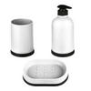 SET KUPAONSKOG PRIBORA  bijela  X3  - bijela, Basics, plastika (12,8/16/7,5cm) - Homeware
