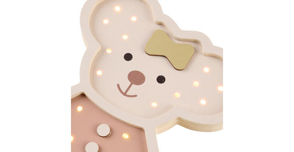 LED-DEKOLEUCHTE - Hellbraun/Naturfarben, Basics, Holzwerkstoff/Kunststoff (20/18/2,4cm) - My Baby Lou