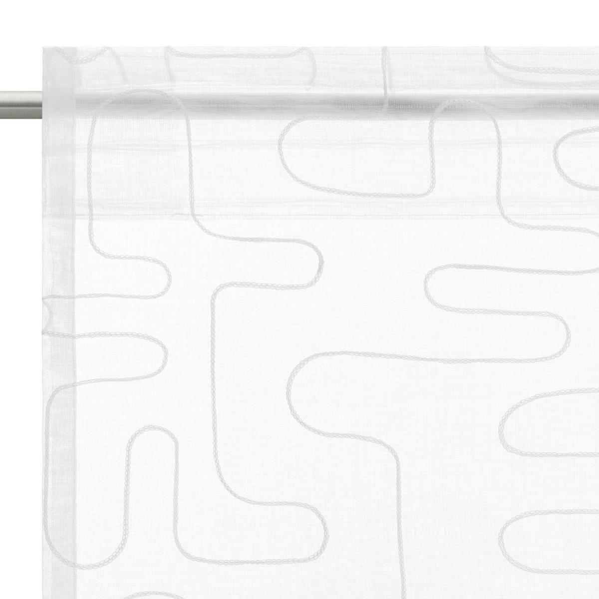 FERTIGVORHANG transparent  - Weiß, KONVENTIONELL, Textil (135/245cm) - Esposa
