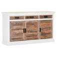 SIDEBOARD  in 160/90/40 cm  - Schwarz/Naturfarben, Design, Holz/Metall (160/90/40cm) - Landscape