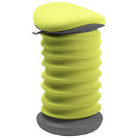 BÜROHOCKER Grau, Grün  - Grau/Grün, Design, Kunststoff/Textil (37,5/53-64/36cm) - Topstar