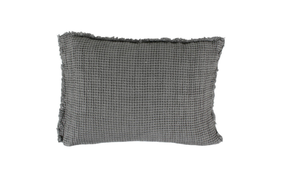 KISSENHÜLLE Honeybee Fb 970 Honeybee 40/60 cm  - Dunkelgrau/Anthrazit, KONVENTIONELL, Textil (40/60cm) - Zoeppritz