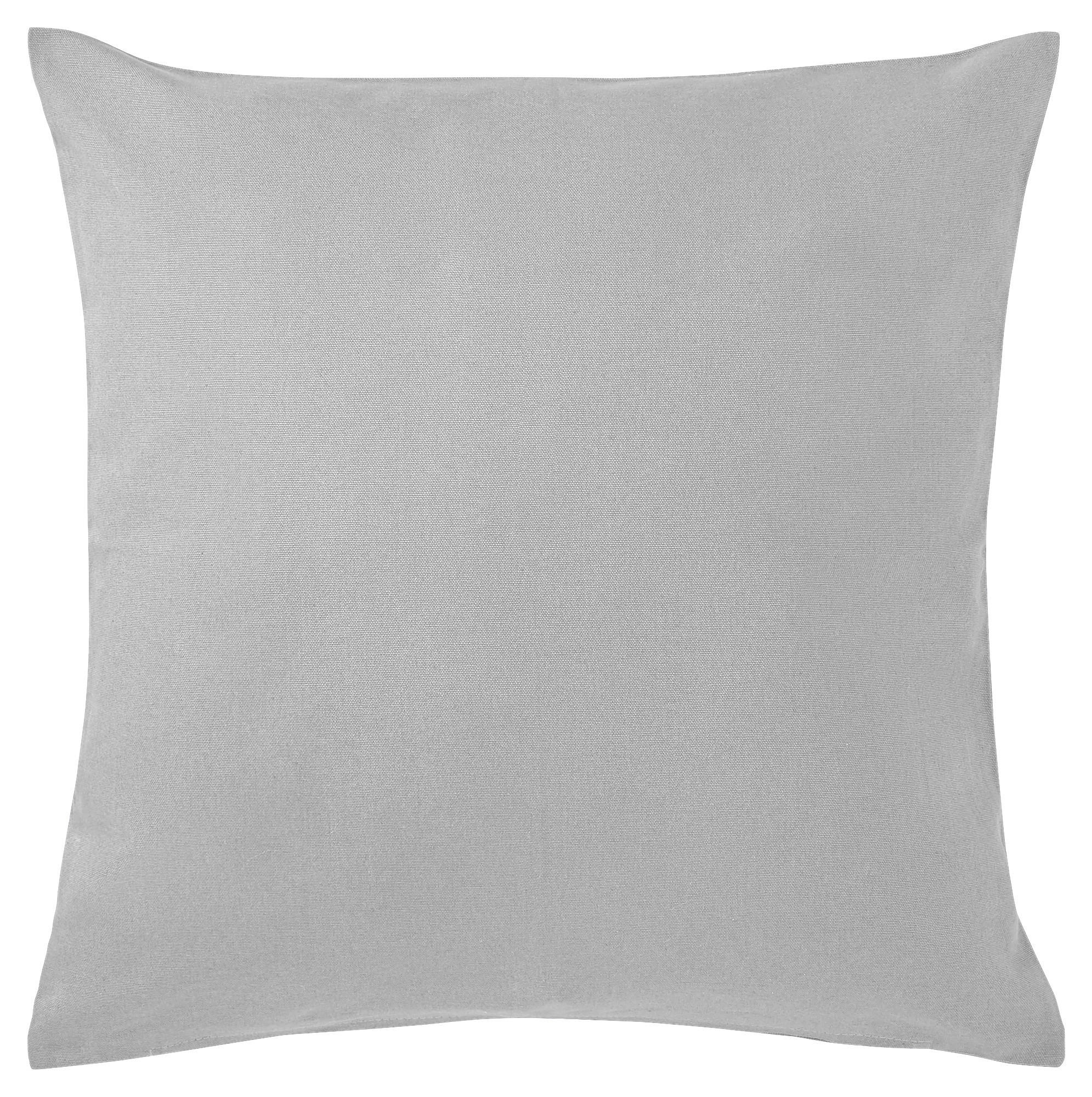 KISSENHÜLLE panama 60/60 cm  - Silberfarben/Hellgrau, Basics, Textil (60/60cm) - Bio:Vio