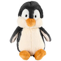 KUSCHELTIER  - Schwarz/Orange, Basics, Textil (15,5/25/14cm)