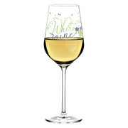 WEIßWEINGLAS - Platinfarben/Klar, Trend, Glas (10/10/25cm) - Ritzenhoff