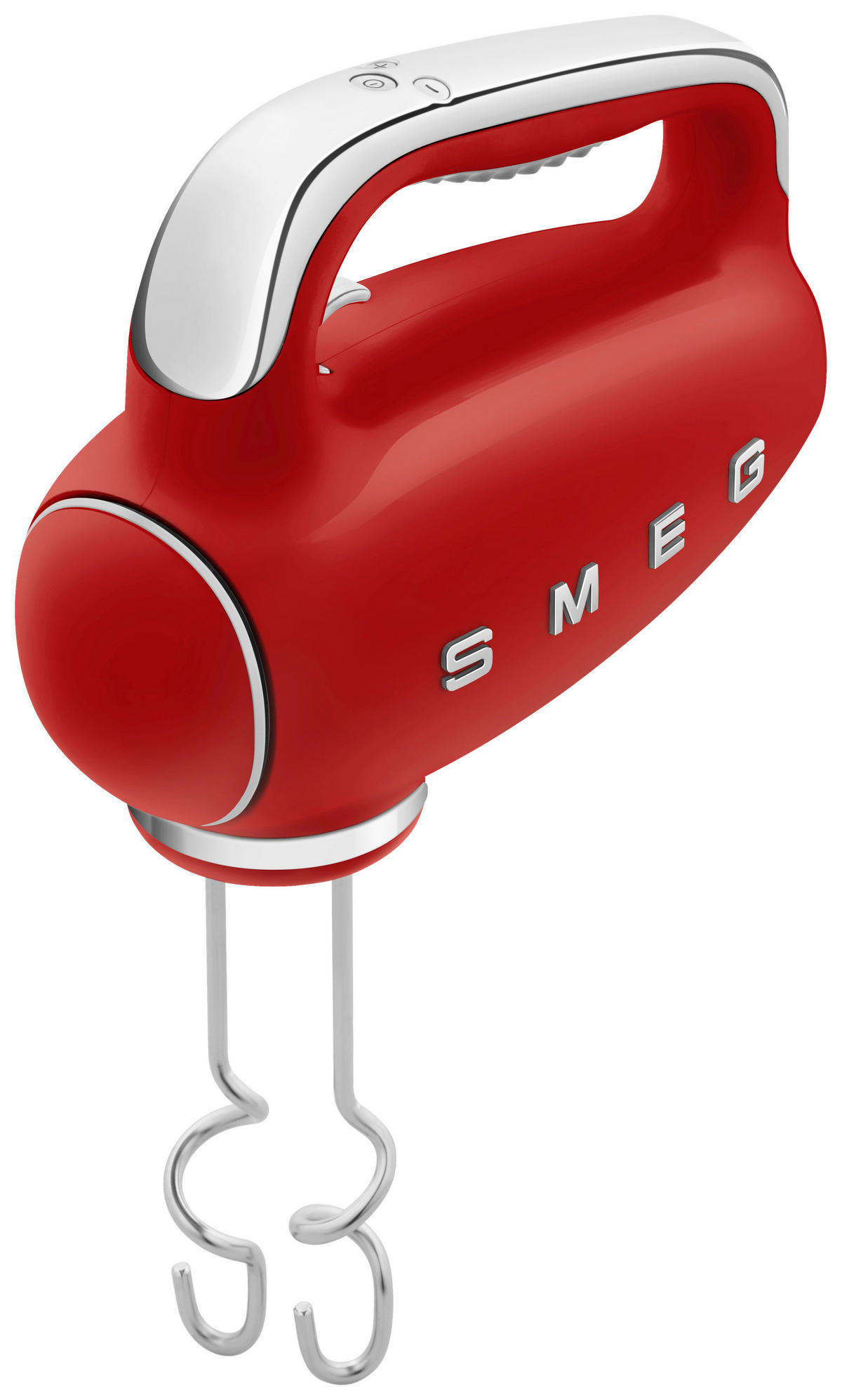 HANDMIXER 50'S STYLE  - Chromfarben/Rot, Basics, Kunststoff/Metall (22/37,8/22,1cm) - SMEG