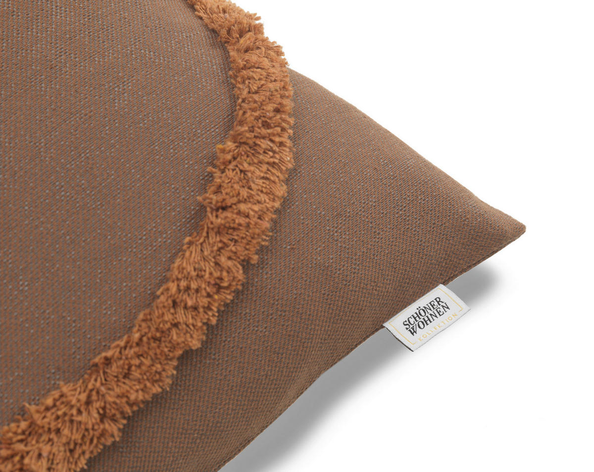 KISSENHÜLLE SW-JOIN 45/45 cm  - Cognac/Braun, Trend, Textil (45/45cm) - Schöner Wohnen