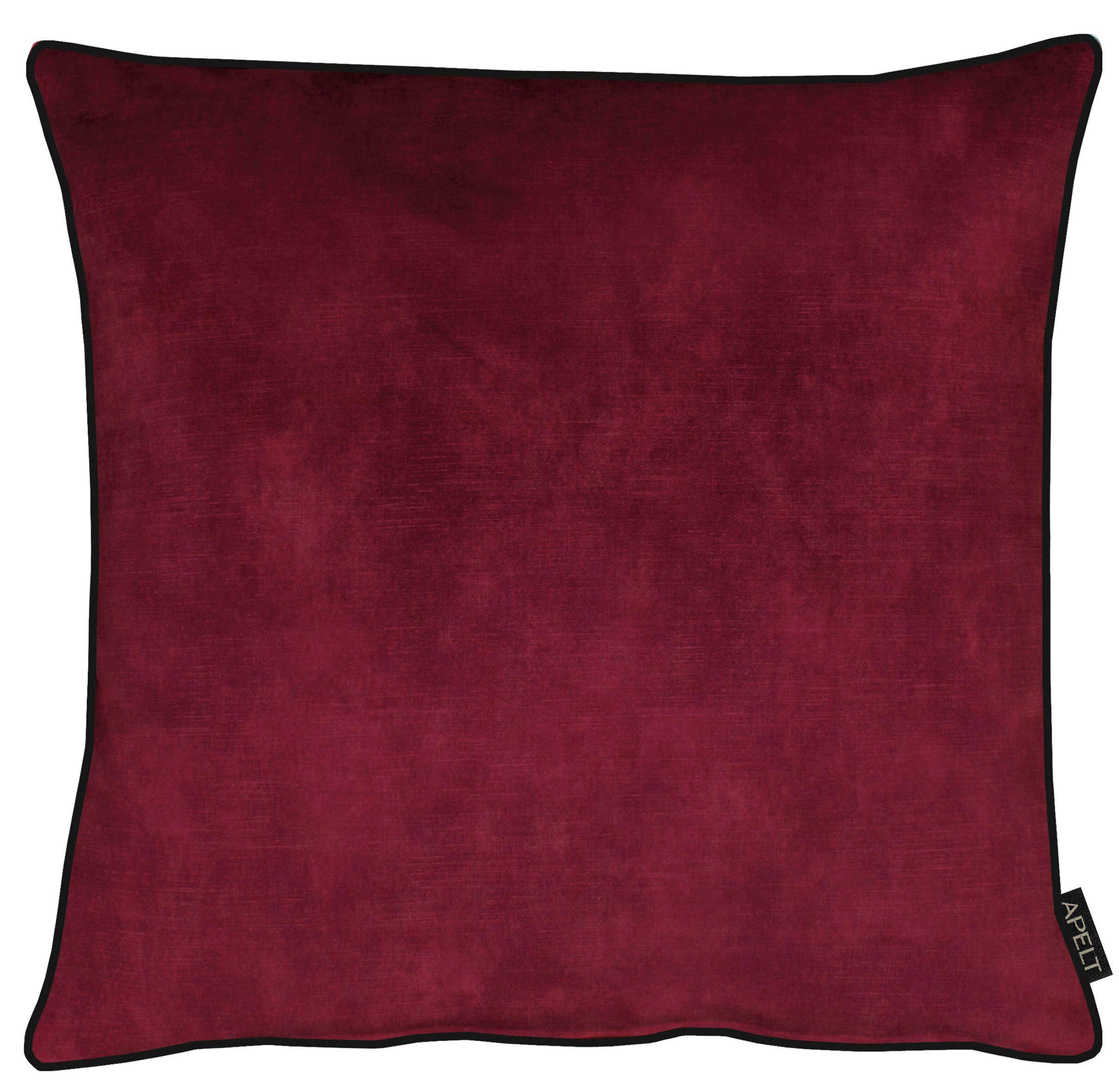 KISSENHÜLLE 46/46 cm  - Bordeaux, Basics, Textil (46/46cm) - Apelt