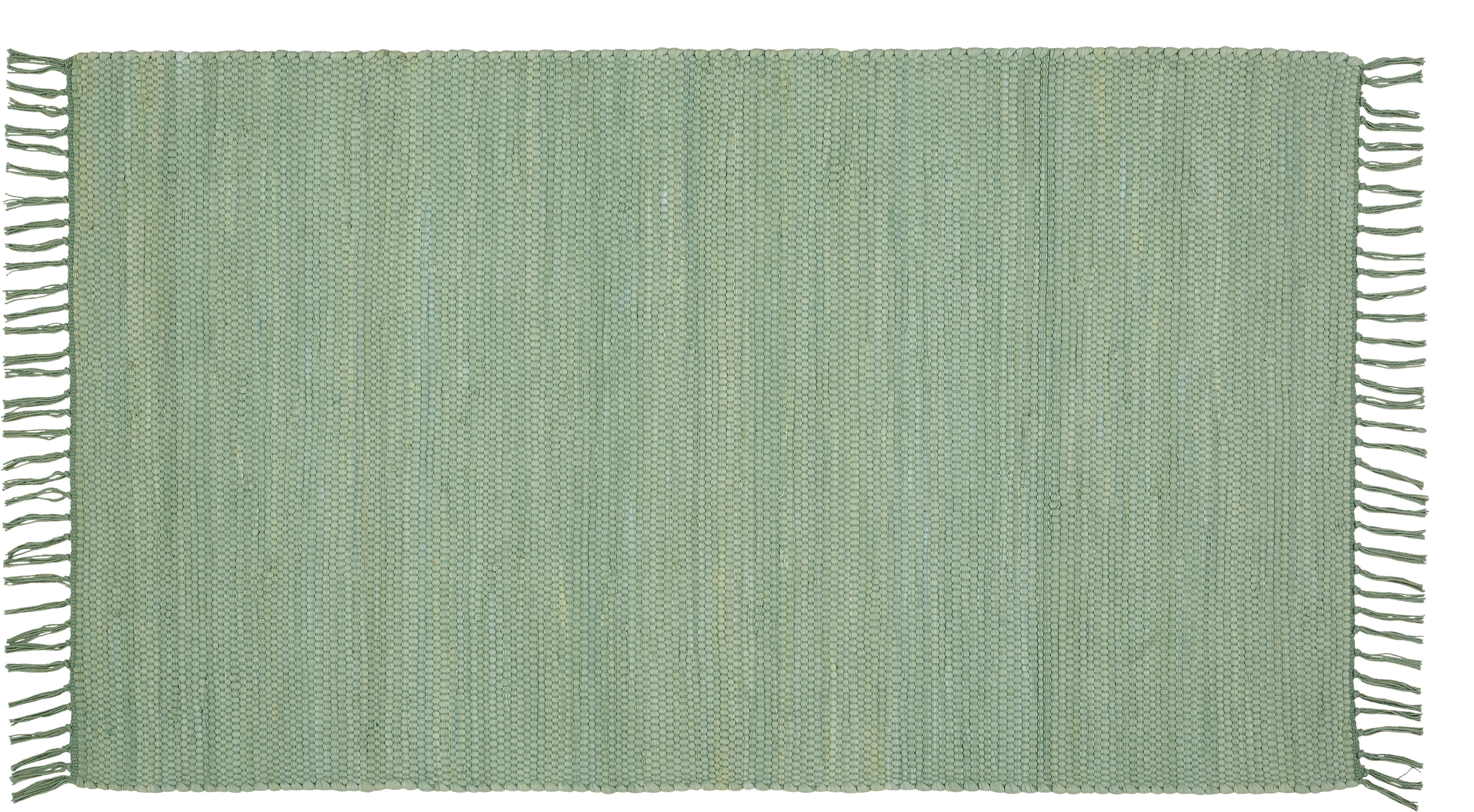 KÉZI SZÖVÉSŰ SZŐNYEG   - világoszöld, Basics, textil (70/120cm) - Boxxx