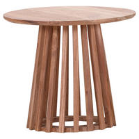 BEISTELLTISCH 45/45/40 cm Akazie massiv Akaziefarben rund  - Akaziefarben, LIFESTYLE, Holz (45/45/40cm) - Landscape