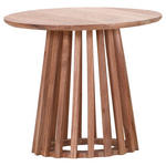 BEISTELLTISCH 45/45/40 cm Akazie massiv Akaziefarben rund  - Akaziefarben, LIFESTYLE, Holz (45/45/40cm) - Landscape