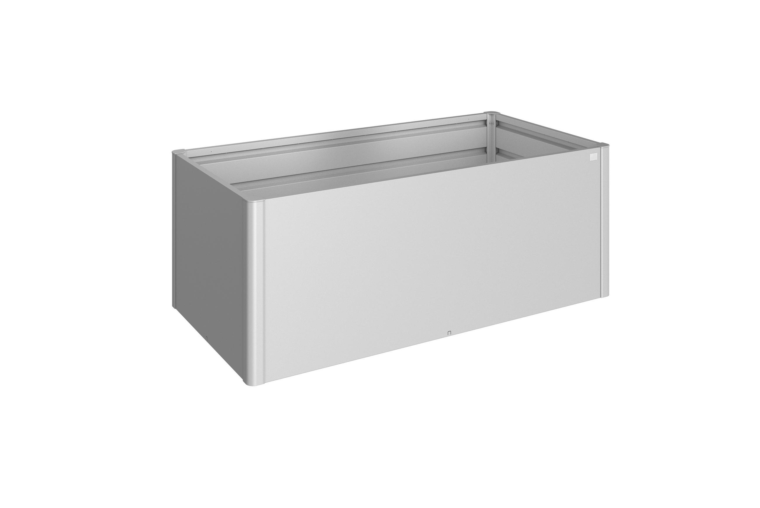 HOCHBEET - Silberfarben, Design, Metall (201/77/102cm) - Biohort